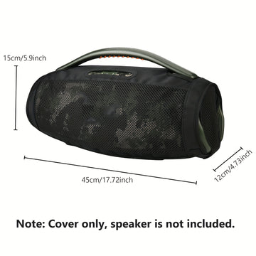 Para JBL BOOMBOX3 Cubierta Protectora de Altavoz Portátil Todo en Uno para BOOMBOX 3 Cubierta Deslizante de Malla Protectora para Altavoz BOOMBOX 3 Cubierta Protectora de Altavoz Portátil Todo en Uno, Cubierta Deslizante de Malla Protectora para Altavoz