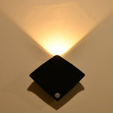 1pc Luces de Pared Modernas con Sensor de Movimiento de Manta, Lámparas Nocturnas LED, de Plástico para Dormitorio, Escalera, Sala de Estar, Armario