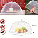 3 piezas, cubiertas plegables para alimentos, carpas de malla anti moscas/bichos/mosquitos, protector de alimentos para picnic, camping y asados, fácil de guardar