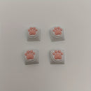Conjunto de 4 piezas de Teclas de Computadora con Forma de Garra de Gato Kawaii para Teclado Mecánico Cherry MX ESC Key Cross Axis