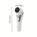 Fila de pies eléctrica - Conjunto profesional de eliminación de pies - Kit de herramientas de pedicura, recargable por USB - Ajuste de múltiples velocidades - Incluye 4 cabezales de pulido, adecuado para pies gruesos de color beige claro, pies suaves, pe