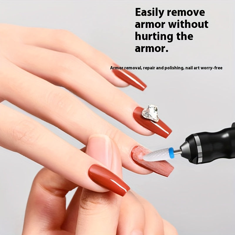 Drill de uñas eléctrico con puerto USB, conjunto de uñas acrílicas profesionales, perfecto para diseños de uñas y salones en casa. Tiene todas las herramientas que necesitas para manicuras, pedicuras, pulido y modelado. Es un must-have total y hace un re