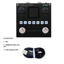 ANNBLACK BOX Procesador de Pedales para Guitarra y Bajo - 80 Preestablecidos + 6 Módulos Personalizables, Grabación Inalámbrica/OTG, Tiempo de Ejecución de 10H, 20 IR Cab SIM, Alimentado por USB/Batería, Equipo de Estudio de Grabación, Unidad de Efectos