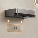 Porta Jabonera de Acero Inoxidable con Bandeja de Drenaje - Montaje en Pared, Sin Taladro, Diseño Rectangular para Baño y Cocina - Solución de Almacenamiento Elegante y Duradera para Dispensador de Jabón de Manos