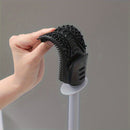 Escobilla de Inodoro Montada en Pared 2024: Escobilla de Inodoro con Mango Largo y Cabeza de Cepillo de ABS+PP+TPR - No se Requiere Taladrado, Decoraciones de Halloween, Navidad