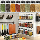 Paquete de 12/24 Tarros de Plástico para Especias, 5.6oz (Aproximadamente 160g) Contenedores Cuadrados con Saleros y Pimenteros Reutilizables, Tapas Herméticas, Etiquetas y Bolígrafos - Adecuado para Especias, Hierbas, Polvos y Purpurina