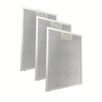 1pc Filtro de Campana Extractora TENLUN - Malla Antigrasa Extraíble y Lavable, Construcción Metálica Duradera con Bisagra de Plástico PP para Limpieza Fácil, Compatible con Sistemas de Ventilación de Cocina, Instalación Sencilla
