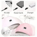 Secador de uñas portátil - Alimentado por USB, ideal para el cuidado de manos y pies - Regalo perfecto para mujeres en días importantes (Navidad, Halloween, Pascua, Día de San Valentín, Acción de Gracias)