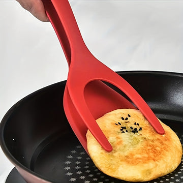 1 Pieza, Espátula De Nylon Para Freír, 2 En 1, Espátula Para Cocinar, Para Huevos, Para Filete De Panqueques, Herramientas Para Hornear, Utensilios De Cocina