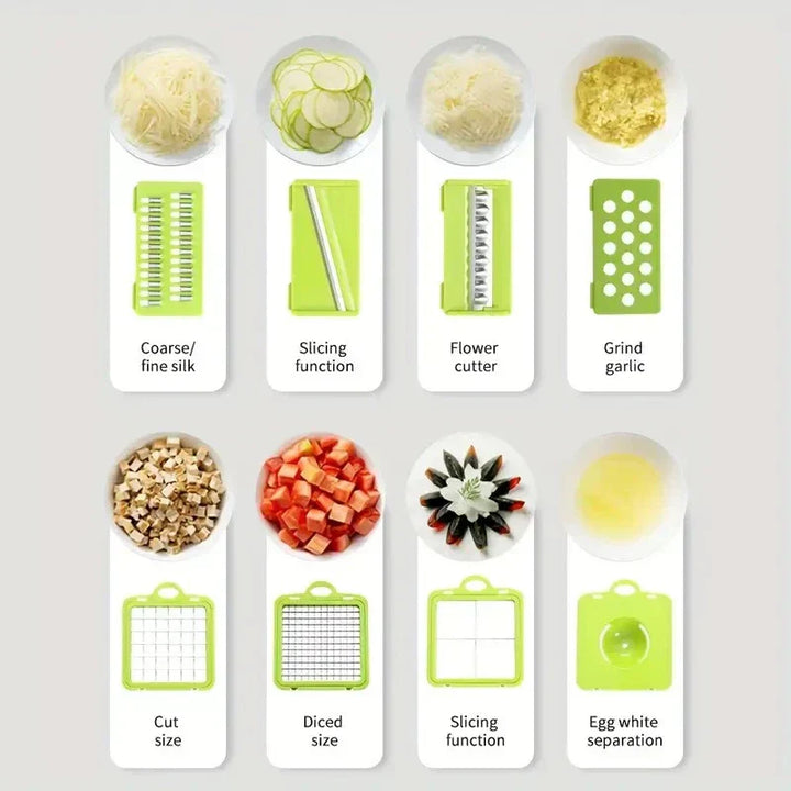 Picador con tabla y recipientes 28 piezas