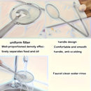 Pinzas para freír, cucharas escurridoras de alimentos, espátulas de acero inoxidable para fritir, pinzas con red filtrante de cocina, herramientas resistentes al calor para saltear