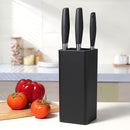Bloque de Cuchillos Versátil - Diseño Fácil de Limpiar y Ajustable con Ranuras Desmontables para Diversas Hojas, Organizador de Cocina de Plástico Duradero