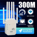 Extensor WIFI6, Amplificador de Señal con Puerto Ethernet, 6 Antenas de Alto Rendimiento, Cobertura 360° sin Puntos Muertos hasta 11000 pies cuadrados, Tecnología WIFI6, Velocidad Inalámbrica Hasta 300Mbps y Conexión Estable por Cable. Función de Relé Rá
