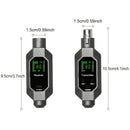 Transmisor y receptor XLR inalámbricos y transmisor y receptor inalámbricos para guitarra, adaptador de micrófono recargable para micrófono dinámico, mezclador de audio, bajo eléctrico.