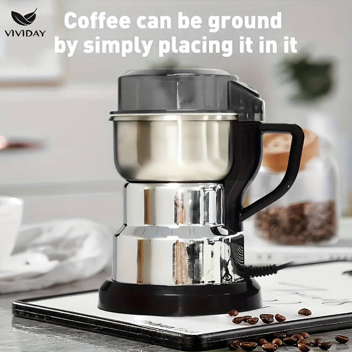 Amoladora multifuncional con cuchillas de 8 páginas, adecuada para café, granos, hierbas, especias y frutos secos, máquina eléctrica de moler es un buen ayudante en la cocina