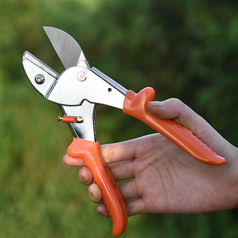 1pz Tijeras de Poda de Acero SK5 - Tijeras para Jardín Resistentes con Mangos Antideslizantes Ergonómicos, Cuchillas Afiladas para Recortar Árboles y Ramas, Uso Manual, Sin Necesidad de Electricidad, Herramientas Profesionales y Domésticas para Jardinerí