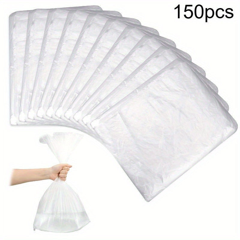 150pcs, Bolsas de Baño Desechables para Pies Portátiles Bolsas de Pedicura Spa de Plástico Finas y Grandes para Remojo de Pies Uso en Hotel o Hogar, 63.5 x 58.42 cm