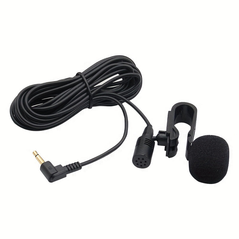 Micrófono De Audio Para Coche 3,5mm Clip Jack Plug Mic Estéreo con externo con cable para auto