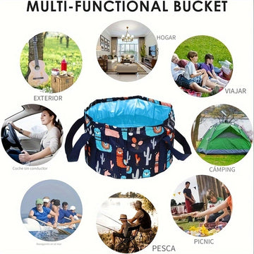 Bañera de pies plegable y portátil para el hogar, bolsa de baño de pies, bañera de pies, lavabo de cara y lavandería al aire libre, bañera de pies para viajes, adecuada para el hogar, exteriores y viajes
