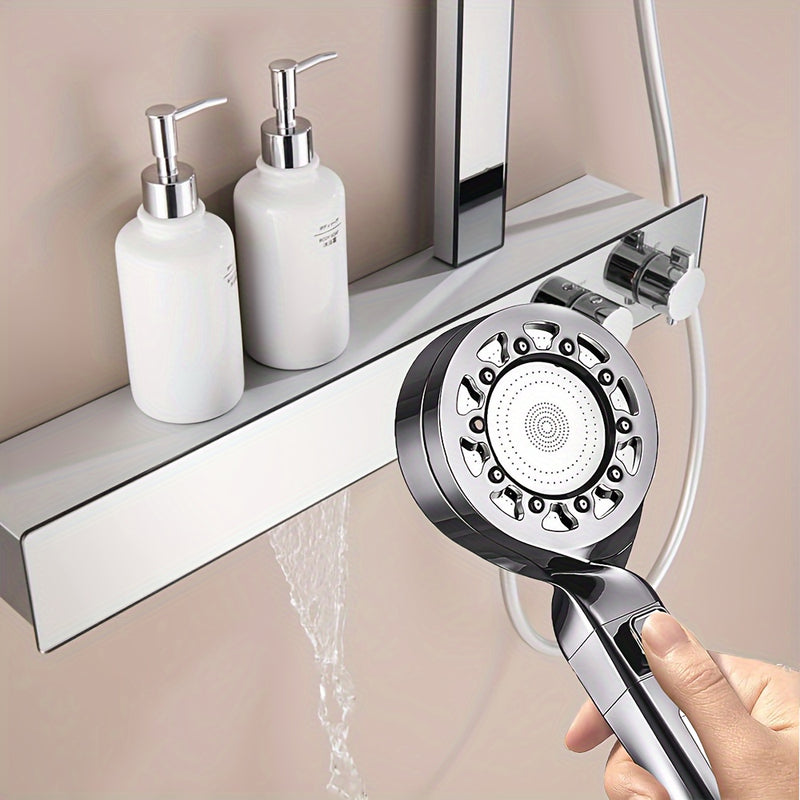 24 Estilos de Cabezales de Ducha Inclinables: Cabezales de Ducha para Baños, Suministros de Baño para el Hogar, Cabezales de Ducha Presurizados, Cabezales de Ducha con Calentador de Agua para Baño