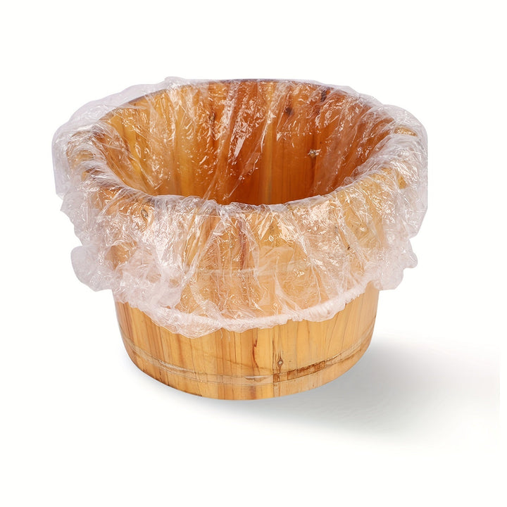 10/20/50 piezas de bolsas de baño de pies desechables, fundas portátiles para duchas, sábanas de baño de pies para hoteles y hogares, herramientas de cuidado de pies.