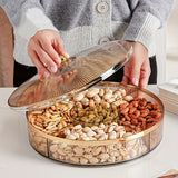 Tarro de Dulces de 10.92 Pulgadas con Tapa - Ideal para Snacks, Frutas y Decoración del Hogar | Recipiente Duradero de Gran Capacidad, Perfecto para Fiestas y Celebraciones, Adecuado para Halloween y Navidad