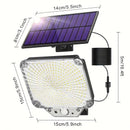 344 Luces solares para exteriores LED, luz blanca, 1pc/2piezas, impermeable, sensor de movimiento, ángulo ajustable, ideal para jardín, patio, jardín, garaje - Batería de níquel cargada por energía solar, iluminación exterior | Luz exterior moderna | Luc