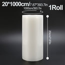 Rollo de Bolsas para Sellado al Vacío de 20 cm de Ancho y 10 m de Largo para Almacenamiento de Alimentos - Rollo Hermético Extra Grueso para Mantener la Frescura de Carne, Queso, Verduras y Frutas, Resistente para Congelador, Mantiene los Alimentos Fresc