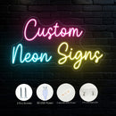 Letras de neón personalizadas con luces LED para decoración de bodas, cumpleaños y fiestas - Iluminación acrílica regulable con control de botón, alimentación USB, material plástico ≤36 V, no requiere batería.