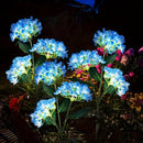 Farol Solar LED de Hortensia para Exteriores, Ideal para Jardines, Céspedes y Iluminación Decorativa Nocturna