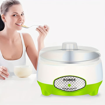 Fabricante de yogur para el hogar, máquina de vino de frutas, fabricante de queso con termómetro, olla interior de acero inoxidable.