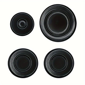 4 paquetes de cubiertas para quemadores de estufas de gas compatibles con estufas Sabaf - Tapas de repuesto duraderas, no se requieren baterías, paquete variado con opciones de 55 mm, 75 mm y 100 mm