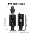 Sistema de monitoreo inalámbrico UHF LMBGM, recargable por USB, con auriculares, múltiples receptores, para escenario, estudio, iglesia, actuación, karaoke.