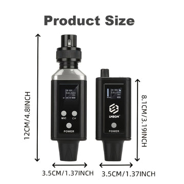 Sistema de monitoreo inalámbrico UHF LMBGM, recargable por USB, con auriculares, múltiples receptores, para escenario, estudio, iglesia, actuación, karaoke.