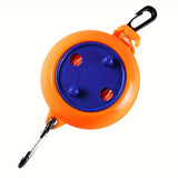 Tendedero Portátil Ajustable de 26 pies - Cuerda de Secado Duradera para Acampar al Aire Libre, Pesca y Senderismo - Ahorra Espacio, Resistente a la Intemperie, Perfecto para Aventureros