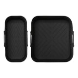 2 piezas de Tapetes para Hornear de Silicona Adecuados para Freidora de Aire, Tamaño Compatible con Modelos de Bandeja de Silicona Philips NA350-3000 con Superficie Antiadherente, Fáciles de Limpiar en Freidoras de Aire, Hornos y Microondas