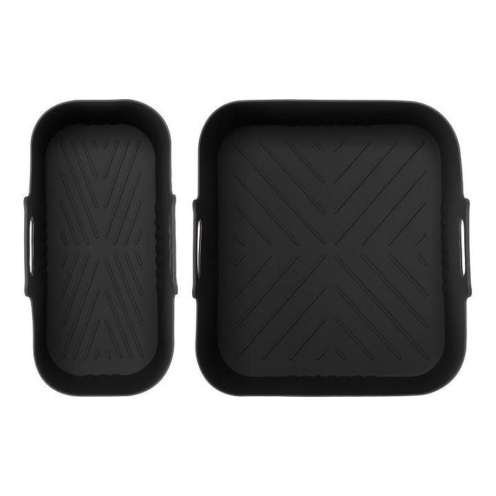 2 piezas de Tapetes para Hornear de Silicona Adecuados para Freidora de Aire, Tamaño Compatible con Modelos de Bandeja de Silicona Philips NA350-3000 con Superficie Antiadherente, Fáciles de Limpiar en Freidoras de Aire, Hornos y Microondas