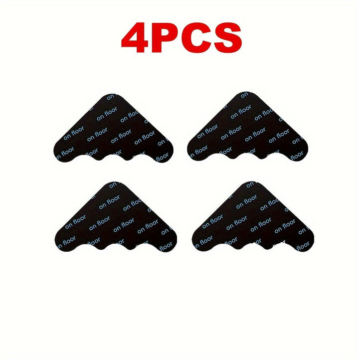 4/18/36piezas Cinta de alfombra reutilizable Antideslizante Anticurvado Lavable Alfombra de suelo Fija Pegatina Alfombra de piso Cinta de suministros para el hogar
