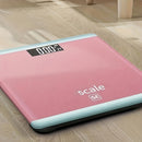 1pc Báscula de baño digital, Báscula de peso corporal inteligente con pantalla de temperatura interior, alimentada por batería, ≤36V, sin batería incluida