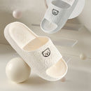 Pantuflas nuevas para mujer, suaves, sandalias de verano para baño y ducha, antideslizantes, suela blanda EVA, unisex