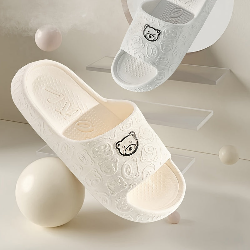 Pantuflas nuevas para mujer, suaves, sandalias de verano para baño y ducha, antideslizantes, suela blanda EVA, unisex