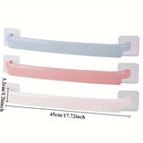 Estante de almacenamiento multifuncional de pared de precio barato de fábrica de sésamo, barra de toalla sin taladrar, toallero individual.