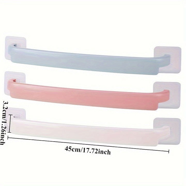 Estante de almacenamiento multifuncional de pared de precio barato de fábrica de sésamo, barra de toalla sin taladrar, toallero individual.