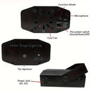 Mini proyector de discoteca con control de sonido, luz estroboscópica automática, láser y cable de alimentación USB de 99.97 cm, ideal para fiestas de cumpleaños, bodas, bares, KTV, discotecas, fiestas en casa, Halloween y Navidad (sin control remoto) (A