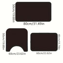 3 piezas de tapetes antideslizantes de tierra de diatomeas "HOME" para baño - Suaves, de secado rápido, absorbentes, para baño, dormitorio, cocina, lavandería - Lavables a máquina, sin olor, tapete moderno y duradero para piso de baño