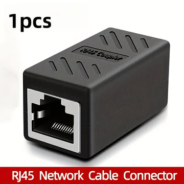 Conector Ethernet RJ45 de alta velocidad, 1/2/5/7 piezas, compatible con cables Cat7/Cat6E/Cat6/Cat5E/Cat5, macho a macho, ideal para PC, switch, router y consolas de videojuegos