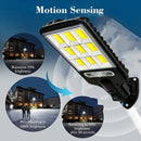 ANKRIYUL Luz Solar con Sensor de Movimiento y Control Remoto - Lámpara de Seguridad para Jardín, Garaje, Patio Trasero, Exterior, Detección Infrarroja, Fácil Instalación, Luces Solares Exteriores