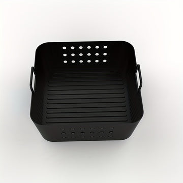 1 unidad de forro de silicona cuadrado para freidora de aire, adecuado para Philips HD9270 COSORI herramientas de repostería, cesta de freidora de aire reutilizable.