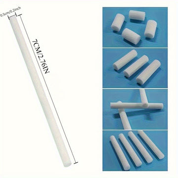50 piezas de repuesto para filtro de humidificador - Material PP blanco, diseño fácil de instalar, compatible con la mayoría de humidificadores, forma uniforme, construcción duradera, esenciales para el hogar
