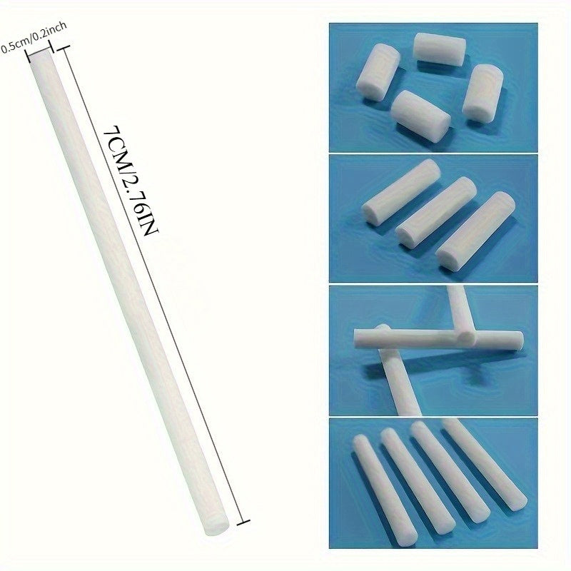 50 piezas de repuesto para filtro de humidificador - Material PP blanco, diseño fácil de instalar, compatible con la mayoría de humidificadores, forma uniforme, construcción duradera, esenciales para el hogar
